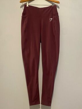 Gymshark Dreamy 2.0 High Rise Leggings M Black Cherry